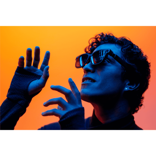 Смарт-очки VITURE Luma Ultra с изображением фильма на экране