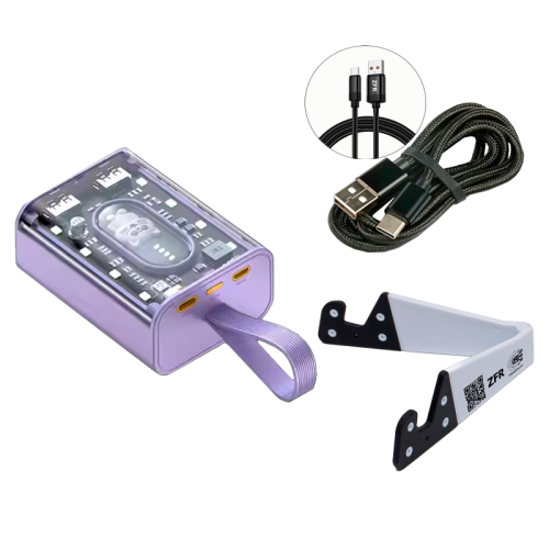 Внешний аккумулятор ZFR PB53 Cat 5000 mAh фиолетовый