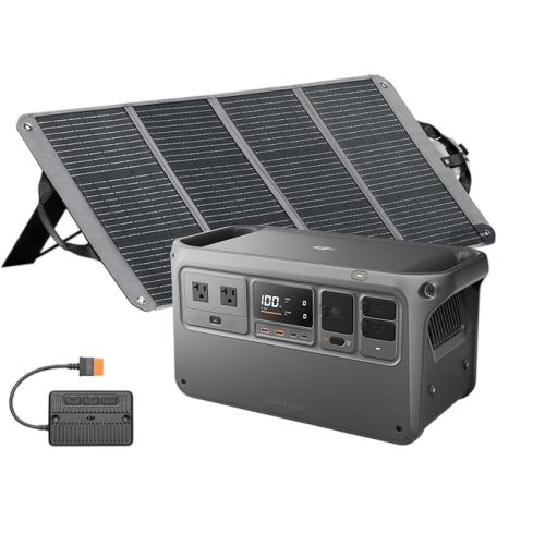 Универсальный источник питания DJI Power 1000 + 3 x Cолнечная панель 120Вт DJI Power 1000 + 3 x Cолнечная панель 120Вт – купить с доставкой по Новосибирску | DJI