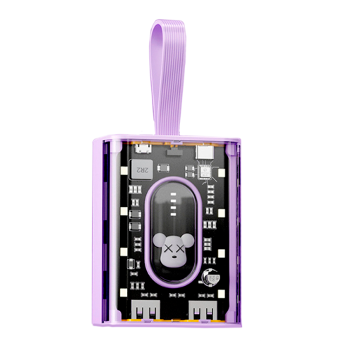 Внешний аккумулятор ZFR PB53 Bear 5000 mAh фиолетовый Внешний аккумулятор ZFR PB53 Bear 5000 mAh фиолетовый – купить с доставкой по Новосибирску | ZFR