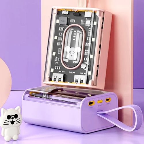 Внешний аккумулятор ZFR PB53 Bear 5000 mAh розовый Внешний аккумулятор ZFR PB53 Bear 5000 mAh розовый – купить с доставкой по Новосибирску | ZFR