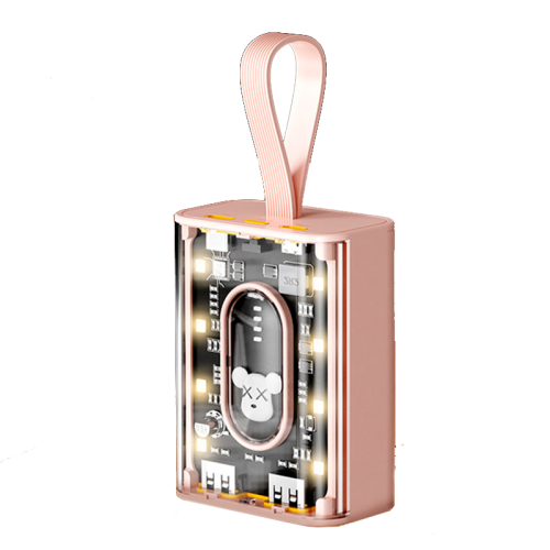 Внешний аккумулятор ZFR PB53 Bear 5000 mAh розовый Внешний аккумулятор ZFR PB53 Bear 5000 mAh розовый – купить с доставкой по Новосибирску | ZFR