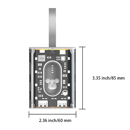 Внешний аккумулятор ZFR PB53 Bear 5000 mAh Внешний аккумулятор ZFR PB53 Bear 5000 mAh – купить с доставкой по Новосибирску | ZFR