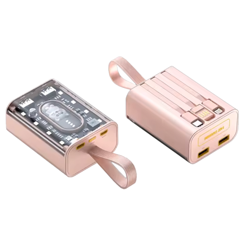 Внешний аккумулятор ZFR PB53 Cat 5000 mAh розовый