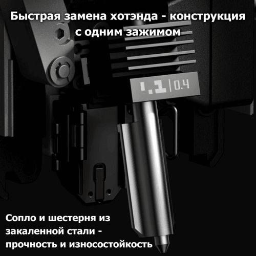 3D-принтер Bambu Lab P2S Combo с подключенным модулем AMS 2 Pro (EU-версия), печатающий сложную разноцветную модель