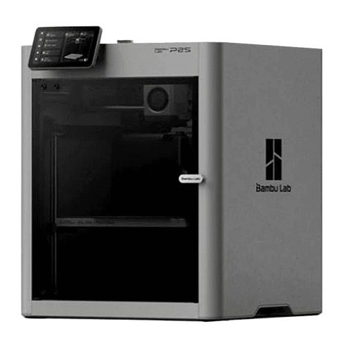 3D-принтер Bambu Lab P2S Combo с подключенным модулем AMS 2 Pro (EU-версия), печатающий сложную разноцветную модель