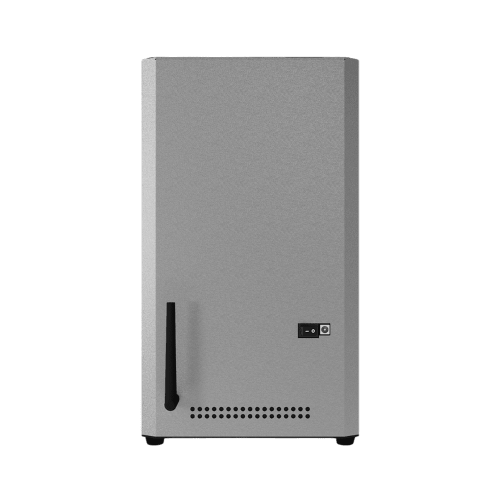 3D-принтер Phrozen Lumii DLP в работе, печатающий миниатюрную модель