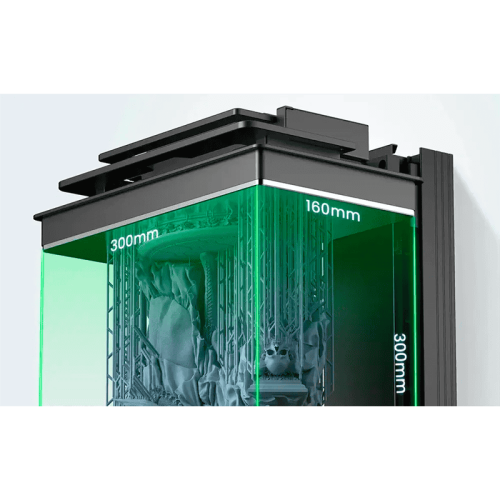 3D-принтер UniFormation GK3 Ultra в работе, печатающий высокодетализированную модель