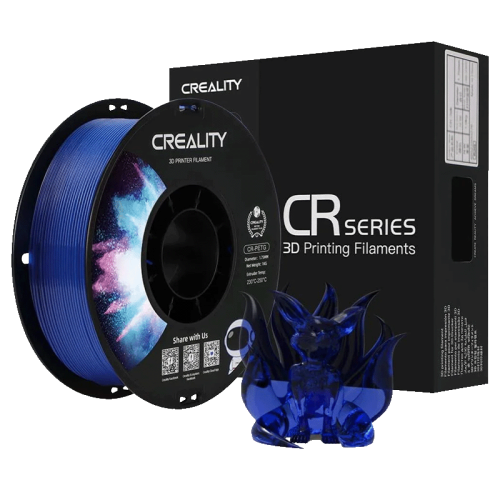 Филамент Creality CR-PETG прозрачный синий