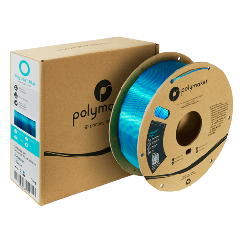 Пластик для 3D-печати Polymaker PA03025 PolyLite PLA Dual Silk сине-зеленый 