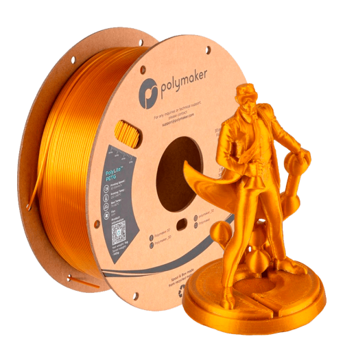 Пластик для 3D-печати Polymaker PB01013 PolyLite PETG золотистый
