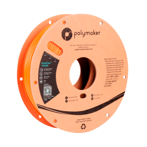 Пластик для 3D-печати Polymaker PD01006 PolyFlex TPU95 оранжевый
