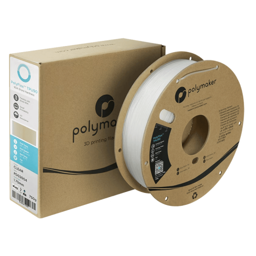 Пластик для 3D-печати Polymaker PD02004 PolyFlex TPU90 прозрачный