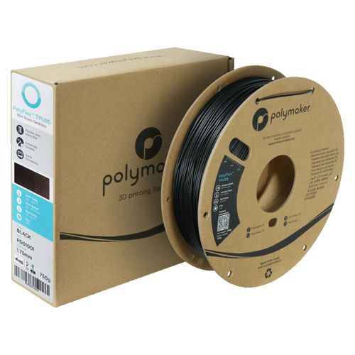 Пластик для 3D-печати Polymaker PolyFlex TPU черный