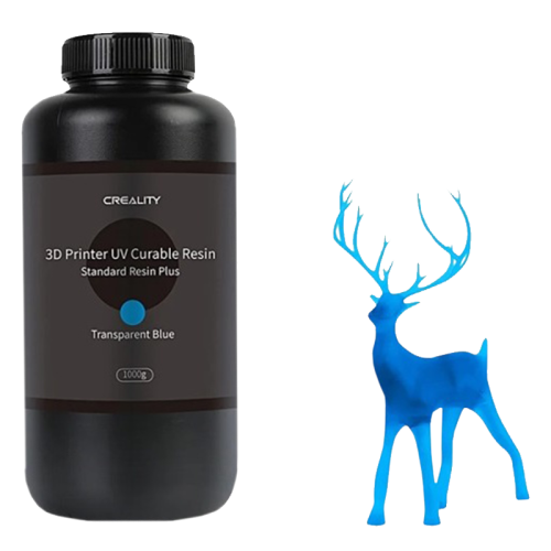Фотополимерная смола Creality Standart Resin Plus прозрачный синий