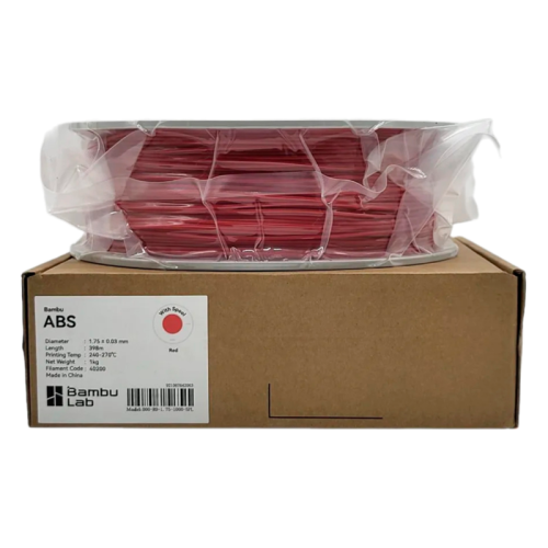 Пластик для 3D-печати Bambu Lab ABS красный 115847685 – купить с доставкой по Новосибирску | Bambu Lab