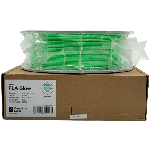 Пластик для 3D-печати Bambu Lab PLA Glow Green
