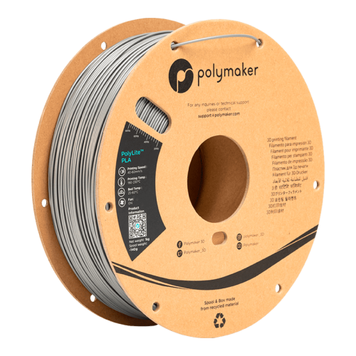 Пластик для 3D-печати Polymaker PA02065 PLA Стальной серый