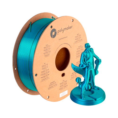 Пластик для 3D-печати Polymaker PA03025 PolyLite PLA Dual Silk сине-зеленый 116525171 – купить в Алматы и по Казахстану | Polymaker