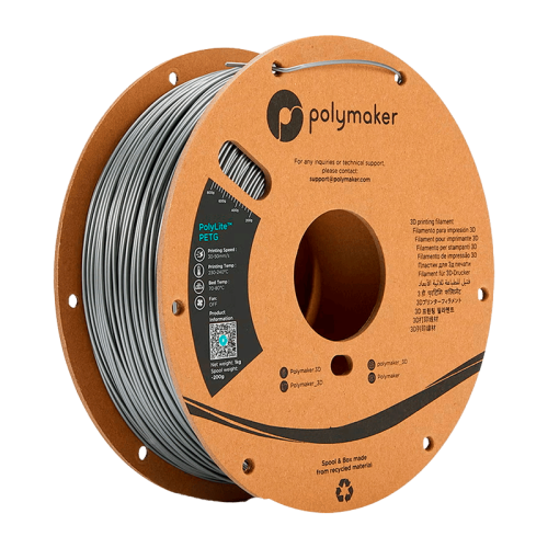 Пластик для 3D-печати Polymaker PB01012 PolyLite PETG серебристый 121989859 – купить в Алматы и по Казахстану | Polymaker