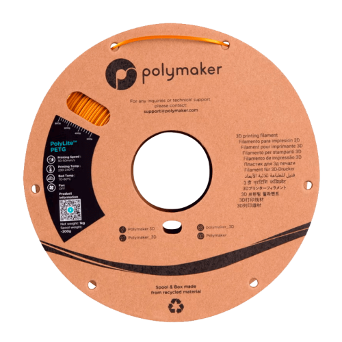 Пластик для 3D-печати Polymaker PB01013 PolyLite PETG золотистый 121547598 – купить в Новосибирске | Polymaker