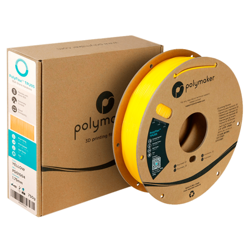 Пластик для 3D-печати Polymaker PD01004 PolyFlex TPU95 желтый 116525192 – купить в Новосибирске | Polymaker