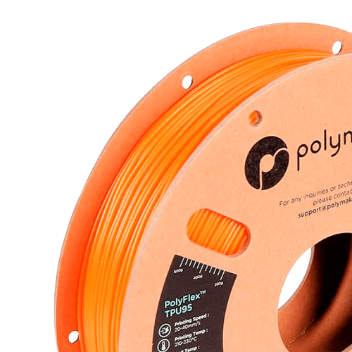 Пластик для 3D-печати Polymaker PD01006 PolyFlex TPU95 оранжевый