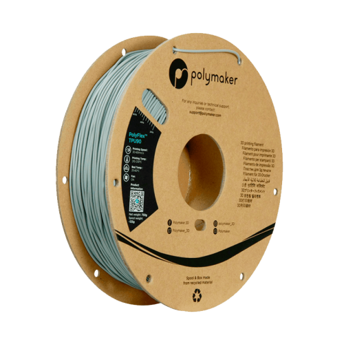 Пластик для 3D-печати Polymaker PD02003 PolyFlex TPU90 серый 121989528 – купить в Новосибирске |