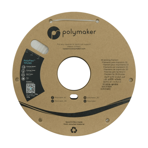 Пластик для 3D-печати Polymaker PD02004 PolyFlex TPU90 прозрачный