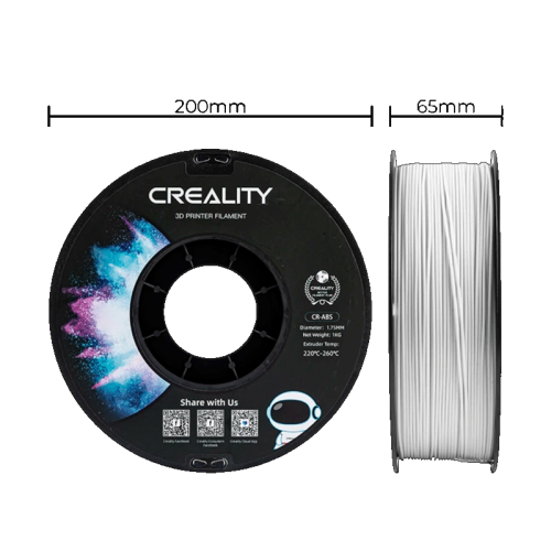 Пластик для 3D-печати Creality CR‑ABS белый 143187310 – купить с доставкой по Новосибирску |