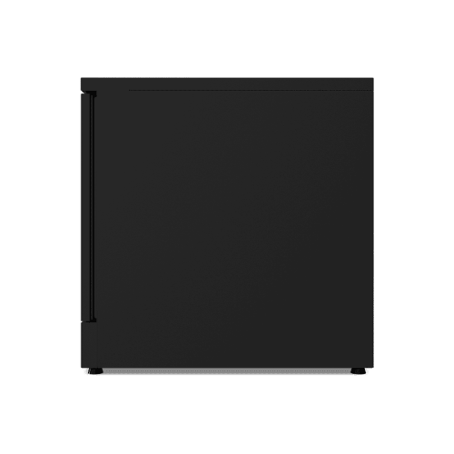 Камера пост-полимеризации Phrozen Cure Mega S с открытой дверцей и вращающейся платформой,Phrozen Cure Mega S крупным планом с работающими УФ-лампами,3D-модель внутри камеры Phrozen Cure Mega S во время отверждения,Панель управления Phrozen Cure Mega S с 