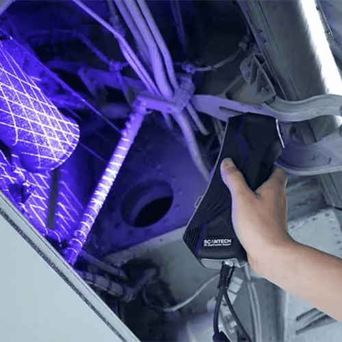 3D-сканер SCANOLOGY SIMSCAN в работе