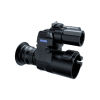 Цифровая насадка ночного видения PARD NV007SP-LRF (850 нм) с интегрированным лазерным дальномером, установленная на оптику.