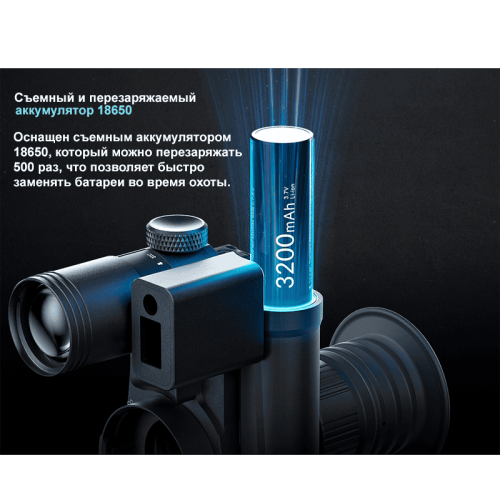 Цифровая насадка ночного видения PARD NV007SP2 4K на оптическом прицеле