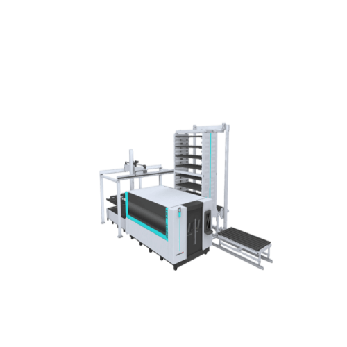 Волоконно-оптический лазерный станок для резки с ЧПУ 3015HU Hongniu