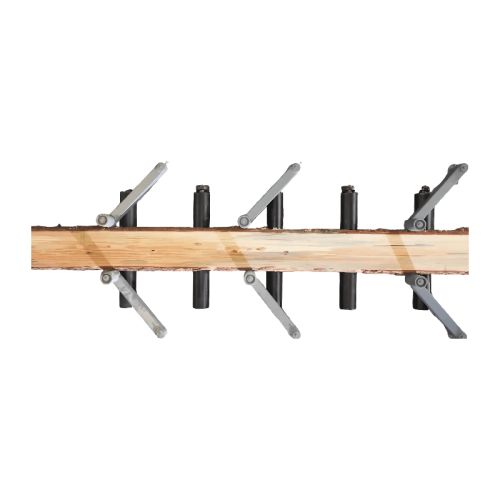 Деревообрабатывающий станок MJY142-40 в работе