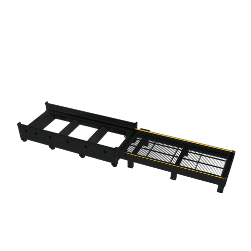 Волоконно-оптический лазерный станок для резки с ЧПУ 3015HJ Hongniu в работе