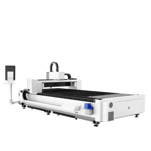 Волоконный лазер с ЧПУ HONGNIU 3015E в работе