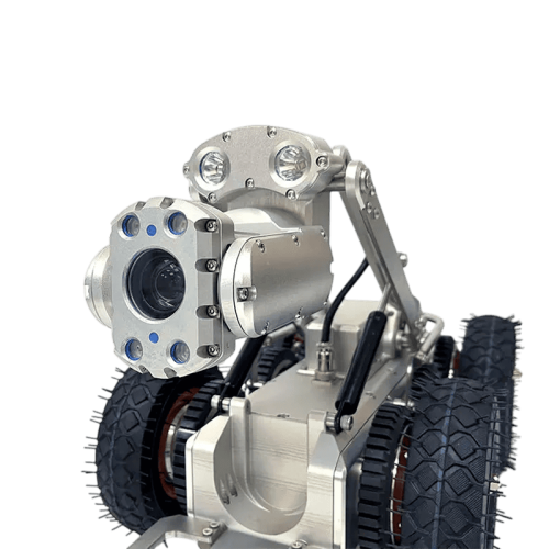 Робот-гусеничный GT108 осматривает канализационную трубу