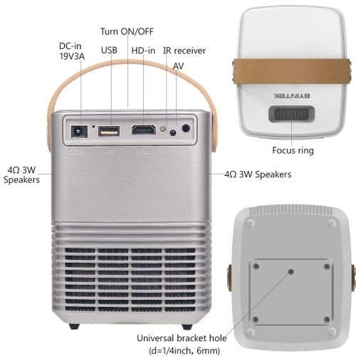 Проектор Byintek C720 114126148 – купить с доставкой по Казахстану | Byintek