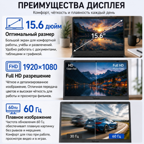 Tohom TK-E156E 15.6