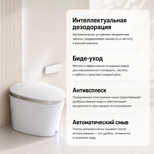 Умный унитаз Tohom-WC-IX7-PRO
