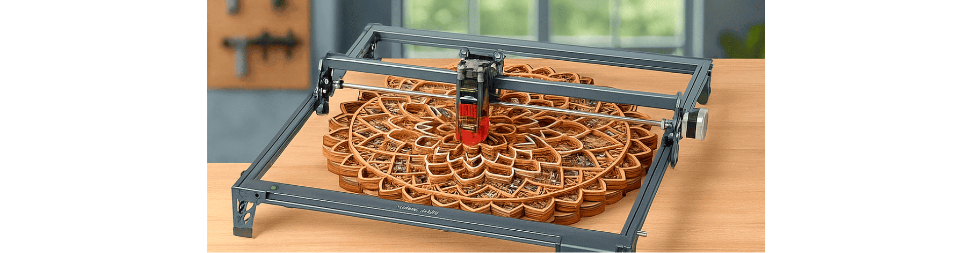 Creality CR-Laser Falcon 10 Вт лазерлік станогы: Тазалық пен қуаттылықтың үйлесімі