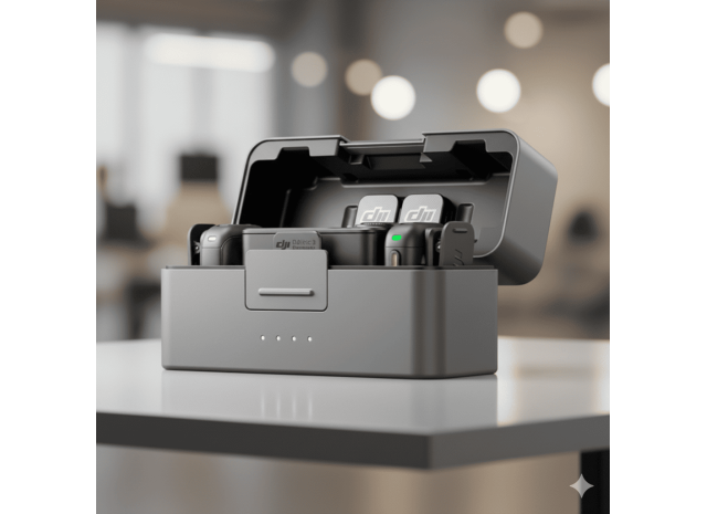 DJI Mic 3 (2 TX + 1 RX + Charging Case)  – профессиональный звук в твоем кармане