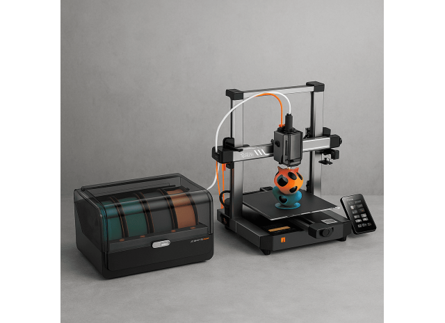 3D-принтер Anycubic Kobra 3 Combo: инновации, скорость и многоцветная печать