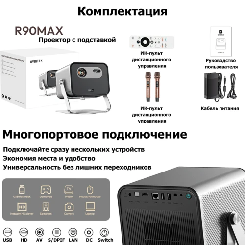 Проектор Byintek R90 MAX